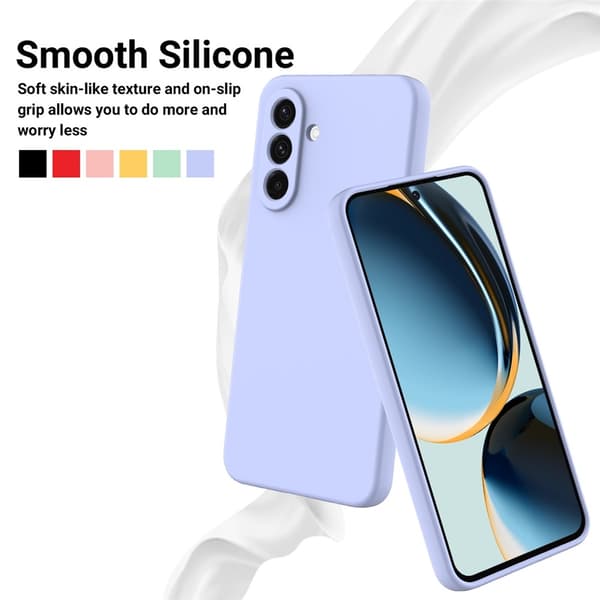 Samsung Galaxy A17 Skal Liquid Silikon Lila