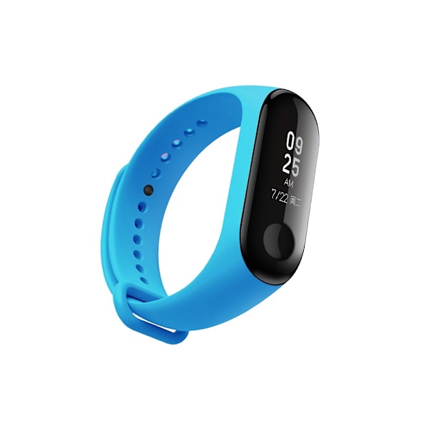 Silikon Armband Xiaomi Band 4/Band 3 - Blå Blue Blå