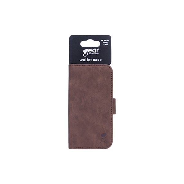 GEAR iPhone 13 Mini Fodral Nubuck Läder Brun