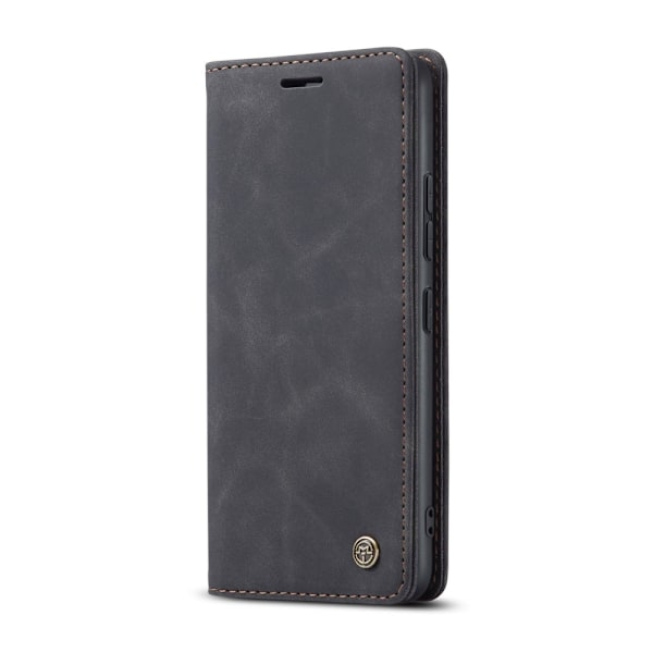 CASEME Xiaomi 14T Pro Fodral Flip Läder Svart
