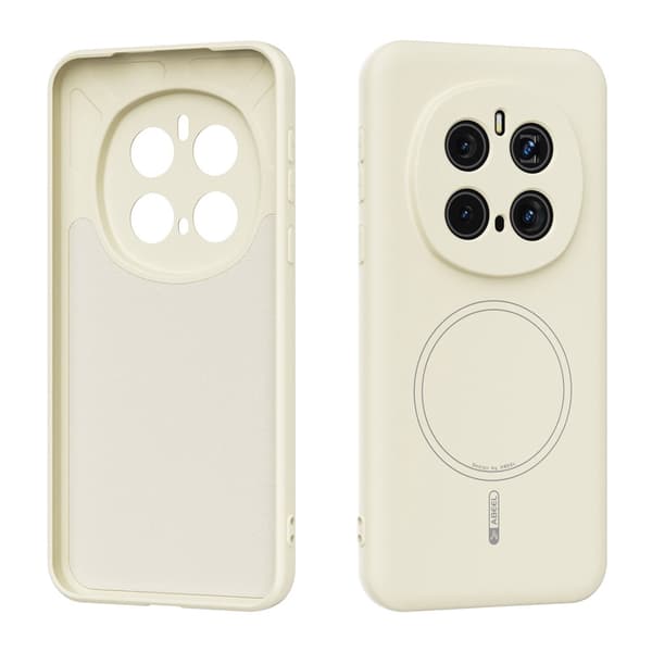 ABEEL Honor Magic7 Pro Skal MagSafe Liquid Silicone Beige