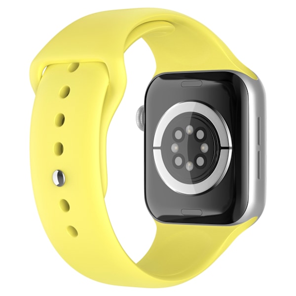 Apple Watch 38/40/41 mm Silikon Armband (M/L) Gul