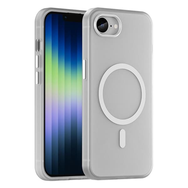 iPhone 17e / 16e Skal MagSafe Slim Matt Vit