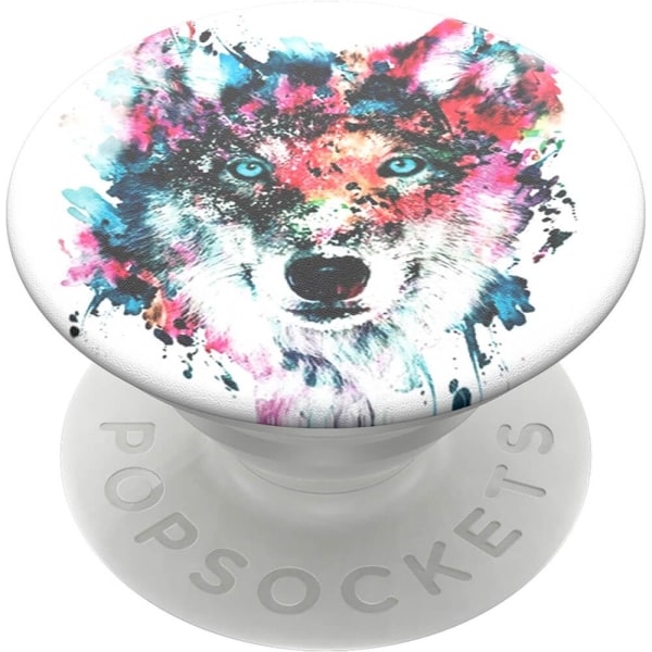 PopSockets Grip med Ställfunktion Wolf Grip