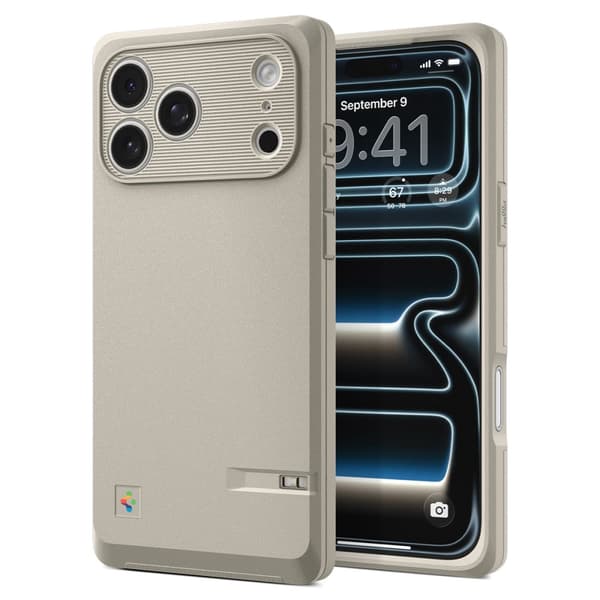 Spigen iPhone 18 Pro / 17 Pro Skal MagSafe Classic LS Stone