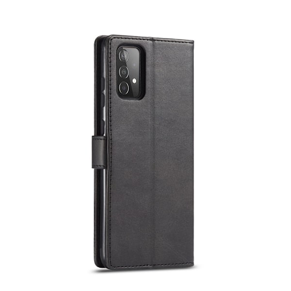 Samsung Galaxy A52 / A52s - LC.IMEEKE Läder Fodral - Svart Black Svart