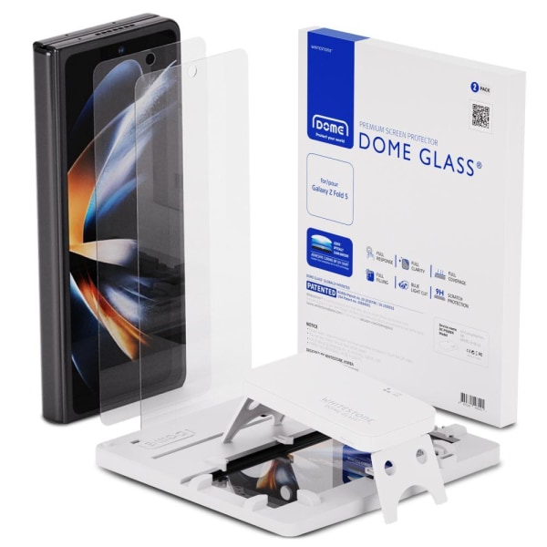 Whitestone Galaxy Z Fold 5 2-PACK Skärmskydd DOME UV Glass
