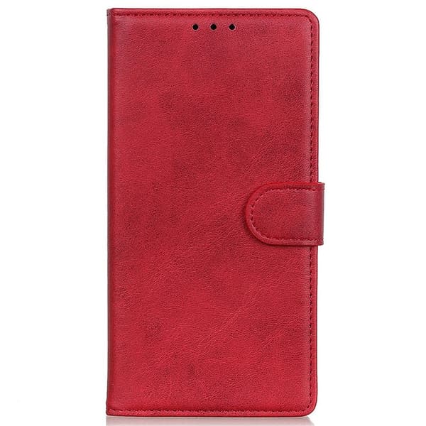 Google Pixel 10 Pro XL/ 9 Pro XL Fodral Läder Röd