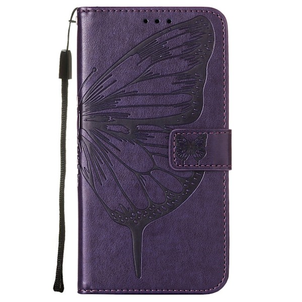 Xiaomi Redmi 9A / 9AT Fodral Butterfly Lila
