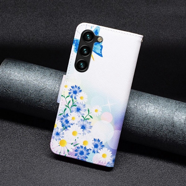 Galaxy S25 Plus / S24 Plus Fodral Med Tryck Fjäril/Blommor