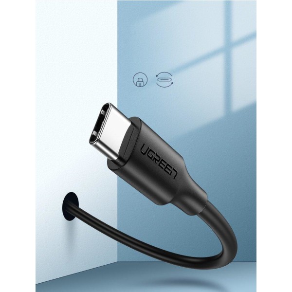 Ugreen 2A 1m USB-C Kabel - Svart Black Svart
