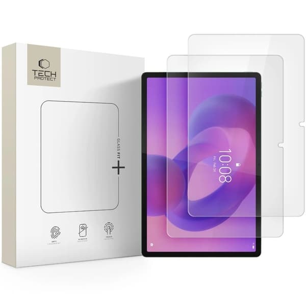 Tech-Protect Lenovo Idea Tab Plus 2-PACK Skärmskydd GlassFit+