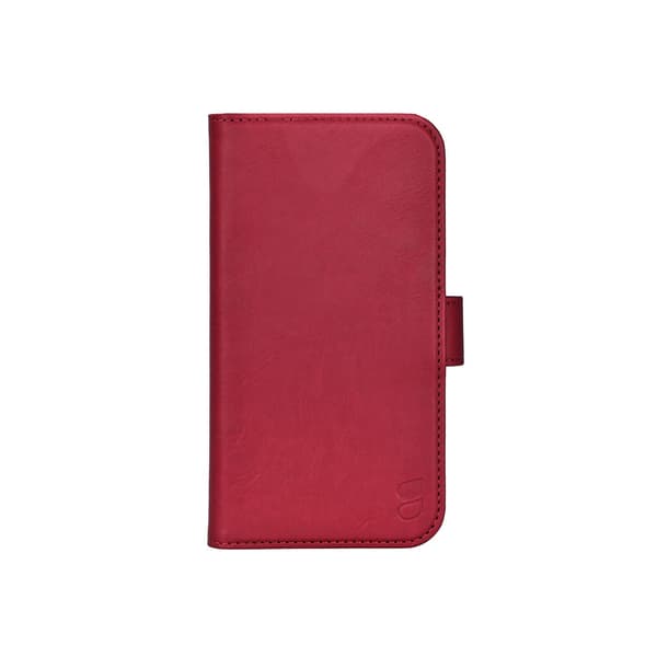 Gear iPhone 17 Pro Fodral MagSafe Läder Deep Red