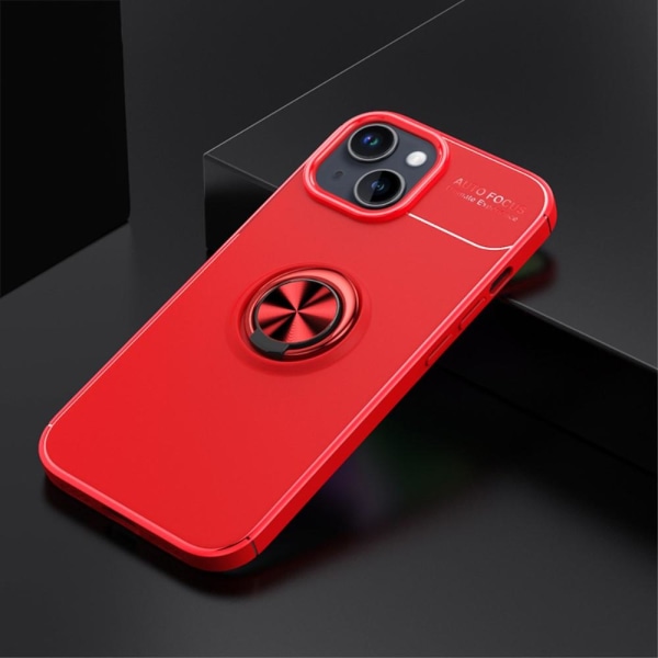 iPhone 15 Plus Skal Ring Röd