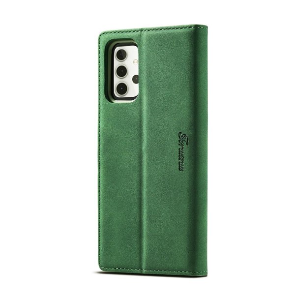 Samsung Galaxy A32 5G - FORWENW Läder Fodral - Grön Green Grön