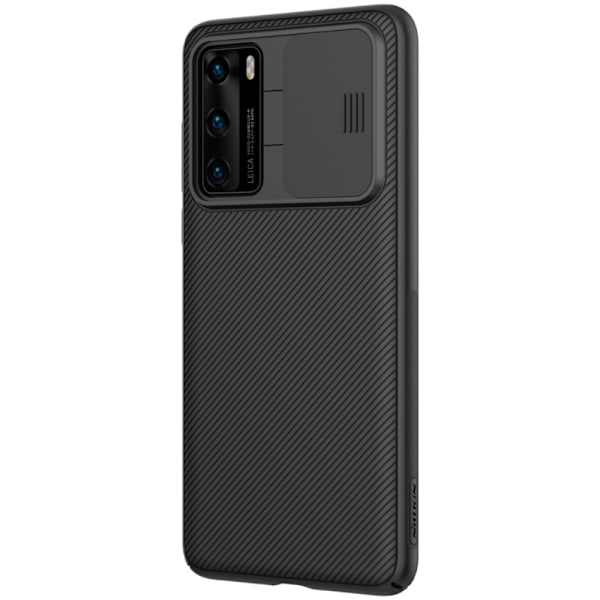 Huawei P40 - NILLKIN CamShield Skal - Svart Black Svart