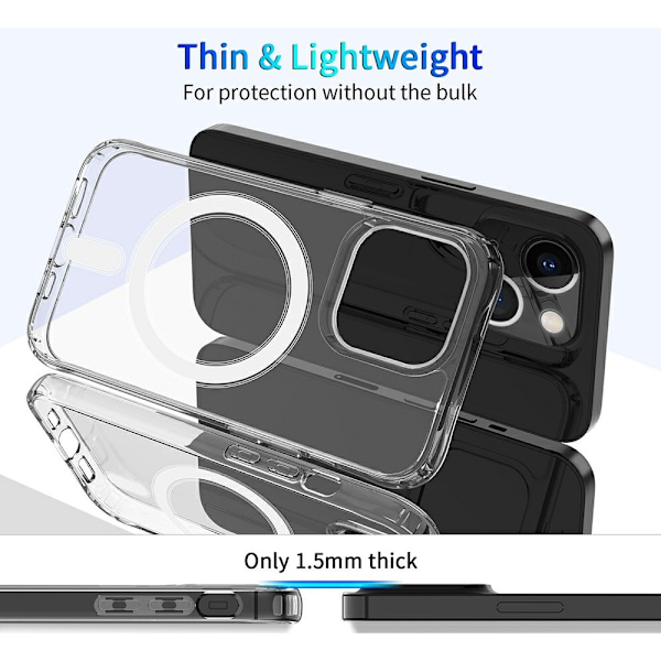 iPhone 13 Pro Max - MagSafe Shockproof Akryl/TPU Skal