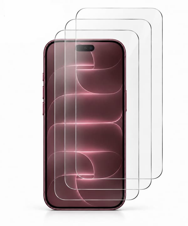 3-Pack iPhone 18 Pro Skärmskydd i Härdat glas