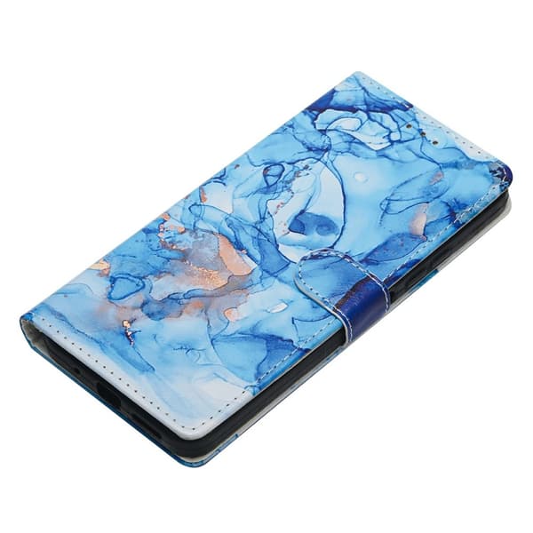iPhone 17 Pro Max Fodral Med Tryck Blå Marmor