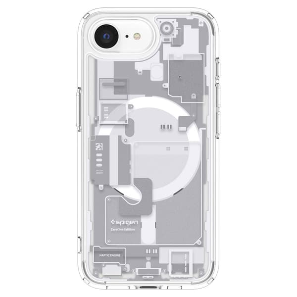 Spigen iPhone 17e / 16e Skal MagSafe Ultra Hybrid Zero One Vit
