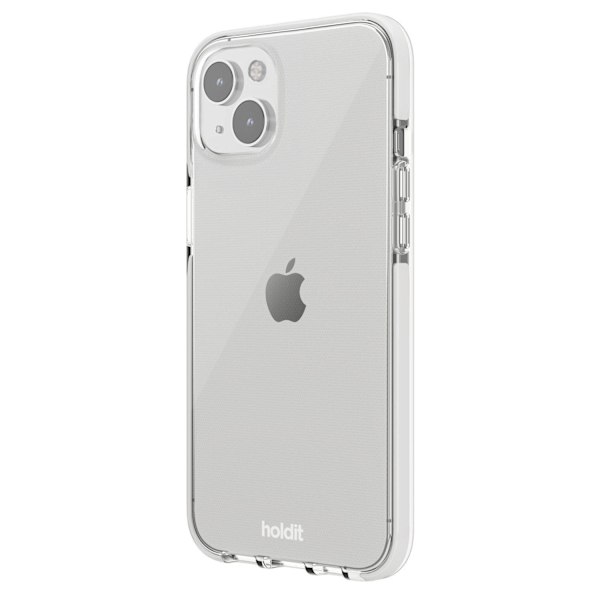 holdit iPhone 15 Plus Mobilskal Seethru Vit