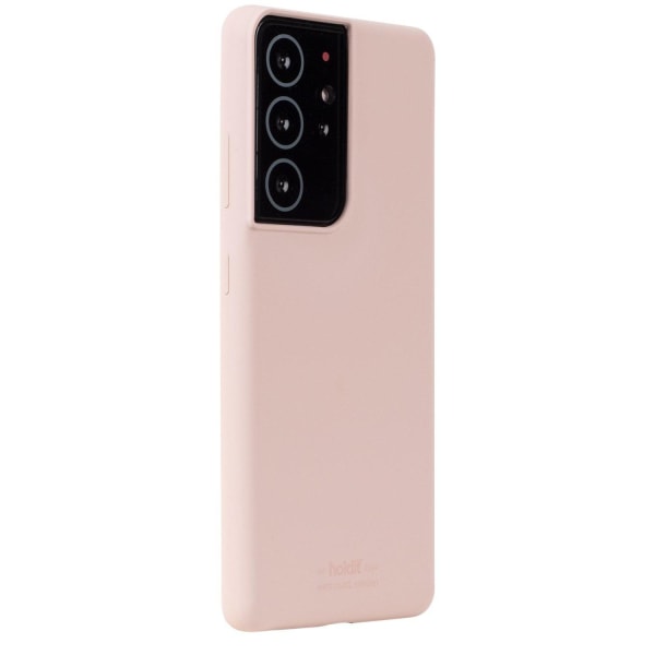 Samsung Galaxy S21 Ultra - holdit Mobilskal Silikon - Blush Pink Rosa