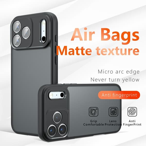 iPhone 17 Pro Max/18 Pro Max Skal Hybrid Svart