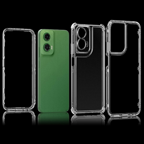 Motorola Moto G35 5G Skal Hybrid 360 Shockproof Transparent