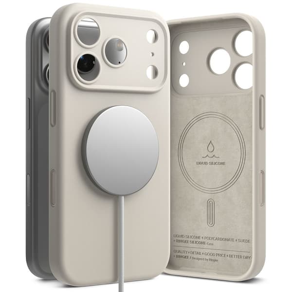 Ringke iPhone 17 Pro Skal MagSafe Silikon Stone