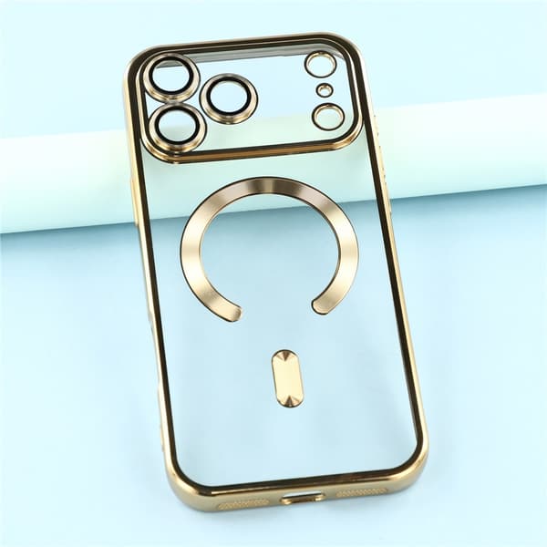 iPhone 17 Pro Skal MagSafe Electroplated TPU Guld