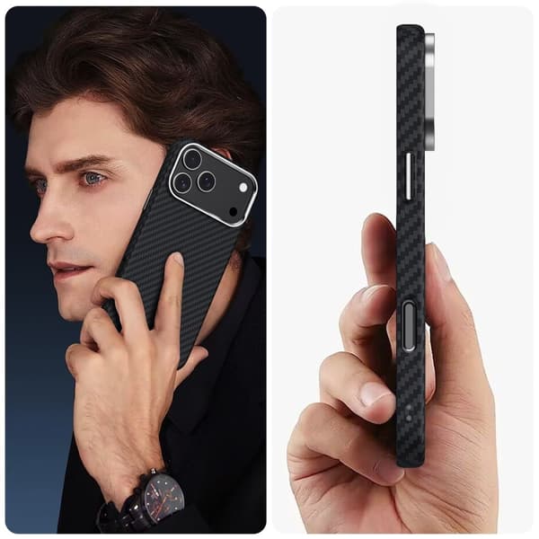 Tech-Protect iPhone 17 Pro Max Skal MagSafe ION Carbon Svart