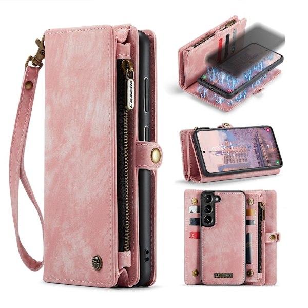 CASEME Galaxy A16 Fodral/Skal Magnet 2in1 Multifunktionell Rosa