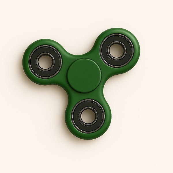 Fidget Spinner Ultra Spin Trio - Mörk Grön