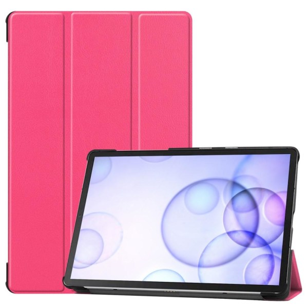 Samsung Galaxy Tab S6 10.5" - Tri-fold Fodral - Rosa Pink Rosa