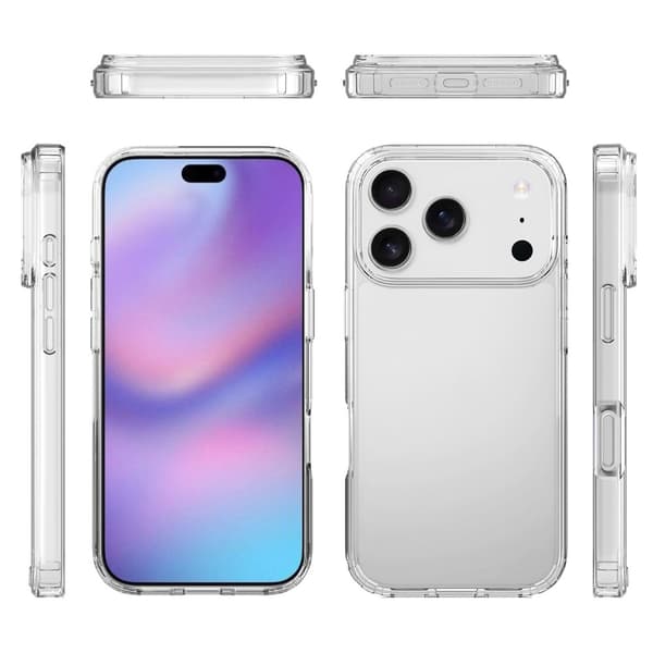 iPhone 17 Pro Skal Shockproof Hybrid Transparent