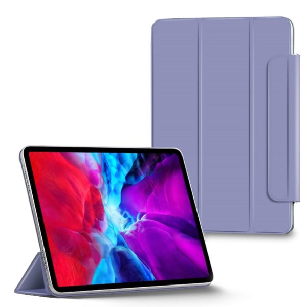 iPad Pro 12.9 (2018/2020/2021) - Solid Tri-Fold Fodral - Lila Lila