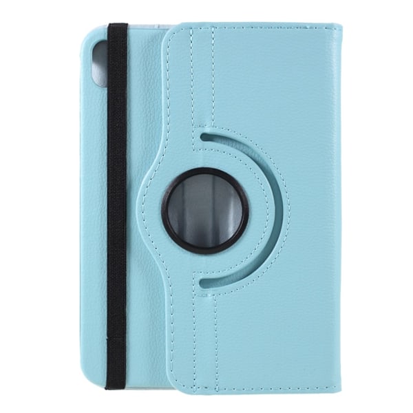 iPad Mini 2024/2021 Fodral 360° Rotation Litchi Sky Blue