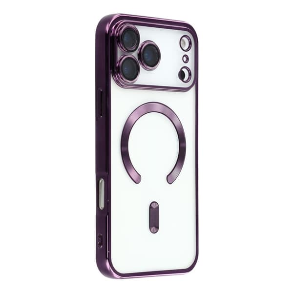 iPhone 17 Pro Skal MagSafe Electroplated TPU Lila