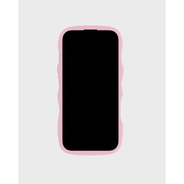 holdit iPhone 16 Pro Max Skal Wavy Pink/Transparent