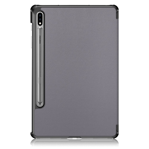 Samsung Galaxy Tab S7 / Tab S8 - Tri-Fold Fodral - Grå Grey Grå