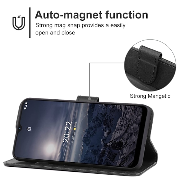Nokia G11 / G21 Fodral Läder Svart
