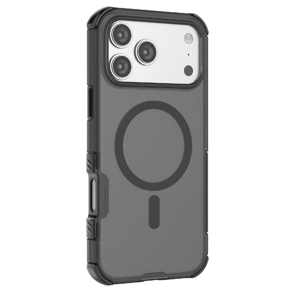 iPhone 17 Pro Skal MagSafe Shockproof Hybrid Svart