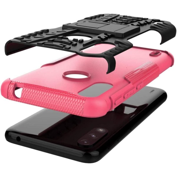 iPhone X/Xs Ultimata stöttåliga skalet med stöd Rosa Pink Rosa