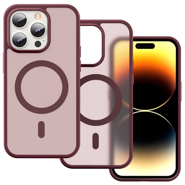 ColorPop iPhone 14 Pro Max Skal CH MagSafe Matt Röd