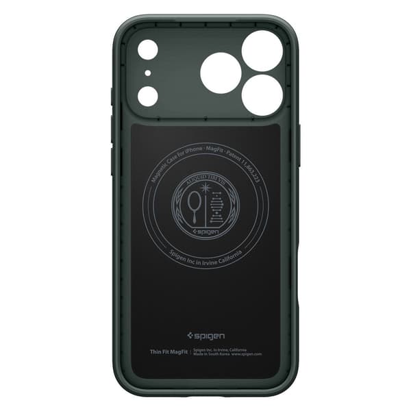 Spigen iPhone 17 Pro Skal MagSafe Thin Fit Abyss Green