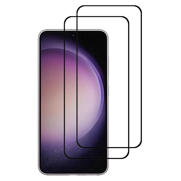 2-Pack Samsung S25 Heltäckande Skärmskydd I Härdat Glas