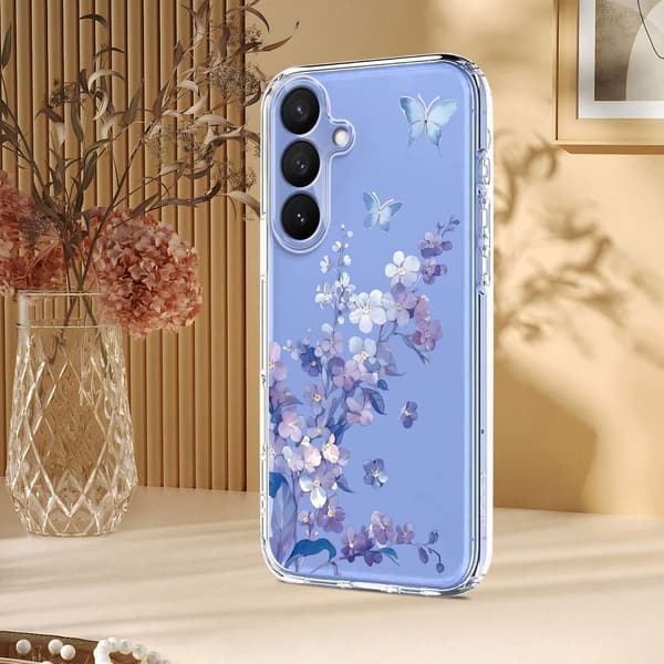 Samsung Galaxy S26 Plus Skal TPU Med Tryck Blommor