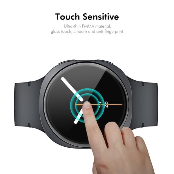 ENKAY Galaxy Watch 8 44 mm 2-PACK Skärmskydd Heltäckande