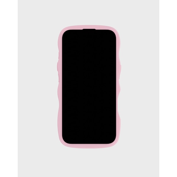 holdit iPhone 16 Plus Skal Wavy Pink/Transparent