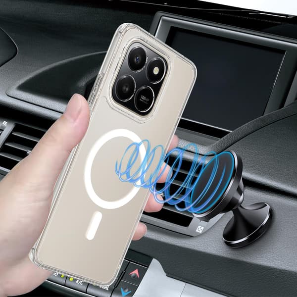 Honor 400 Smart Skal MagSafe Hybrid Transparent